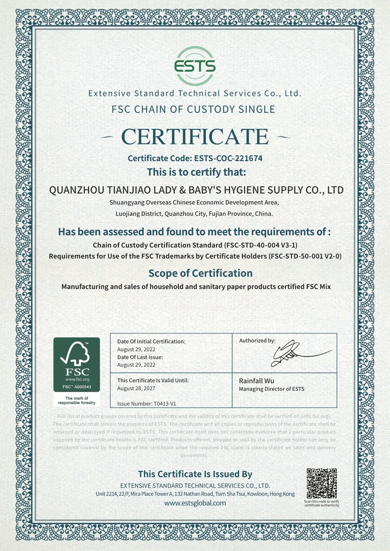 FSC Chứng nhận rừng